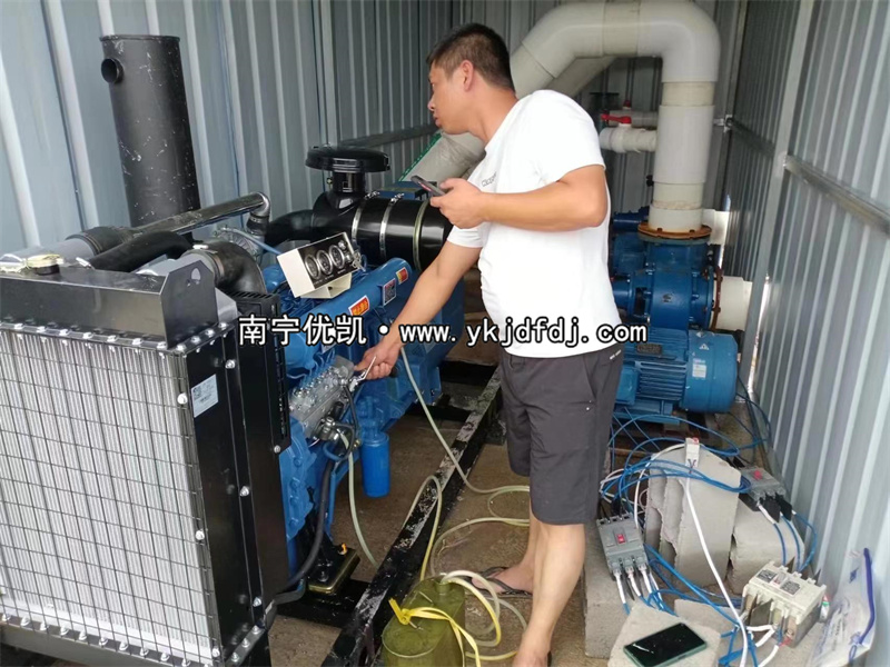 2023年6月16日，120kw濰坊雷納柴油發(fā)電機組送貨欽州養(yǎng)蝦場
