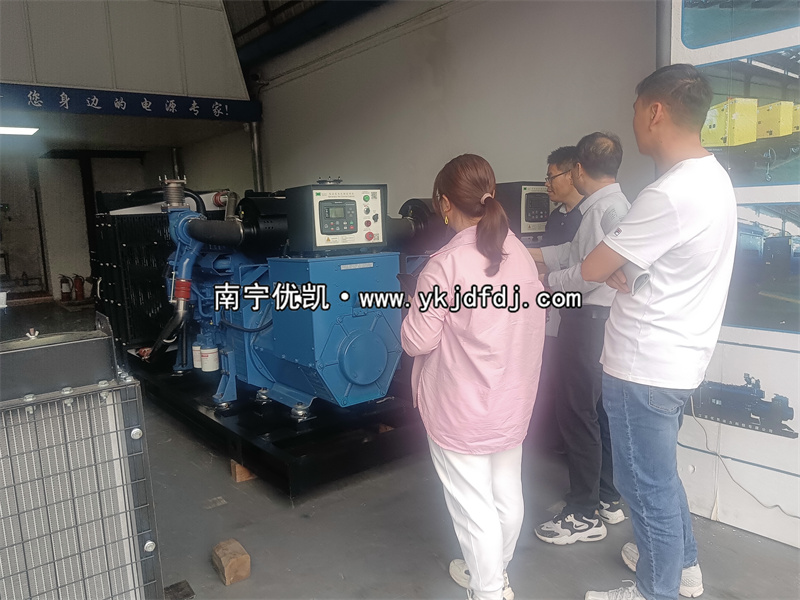 2024年3月18日，越南客戶(hù)到南寧店鋪學(xué)習(xí)柴油發(fā)電機(jī)組使用及相關(guān)知識(shí)